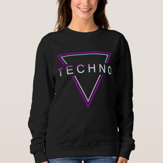 Sweatshirt Techno House Party Outfit For EDM Festival Goa Ele (Devant)