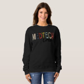 Sweatshirt Technologie Médicale Tech Crew Leopard Med Tech (Devant entier)
