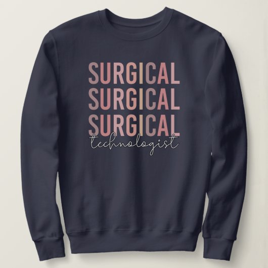 Sweatshirt Technologue chirurgical Technique chirurgicale Tec (Design devant)