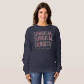Sweatshirt Technologue chirurgical Technique chirurgicale Tec (Devant entier)