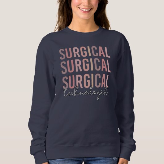 Sweatshirt Technologue chirurgical Technique chirurgicale Tec (Devant)