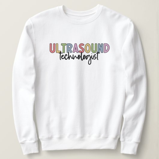 Sweatshirt Technologue d'Ultrasound | Cadeaux techniques ultr (Design devant)