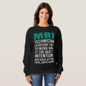 Sweatshirt Technologue en IRM Technicien de travail (Devant entier)