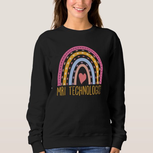 Sweatshirt Technologue IRM Radiologie Rainbow Radiologique IR (Devant)
