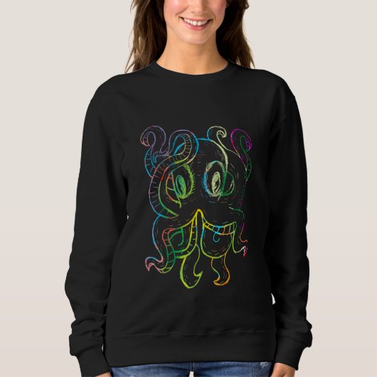 Sweatshirt Technopagan Techno Kitten Aventure De l'environnem (Devant)