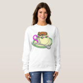 Sweatshirt Teddy Bear en Tea Cup (Devant entier)