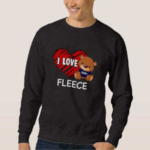 Sweatshirt Teddy Ours mignon Bébé Animal Love Cuddle Idée cad