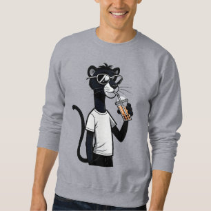 Sweatshirt Tee cool Panther Graphiste - Fantastique Tea Shirt