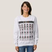 Sweatshirt Tee Message Secret - Je ne suis pas du matin (Devant entier)