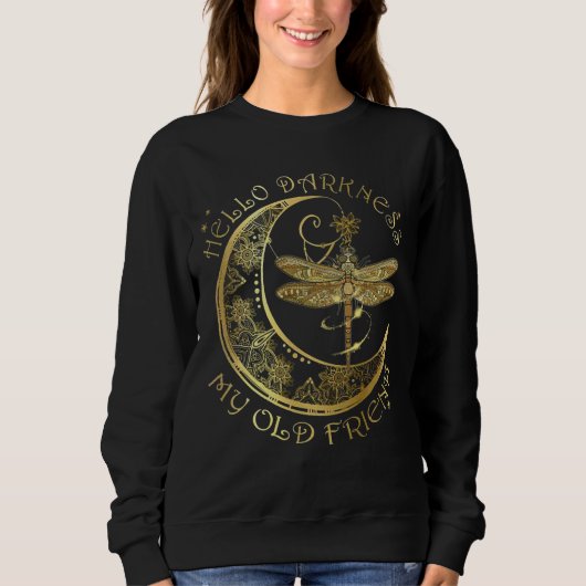 Sweatshirt tee mou, t-shirt dragonfly mignon (Devant)