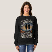 Sweatshirt Tee Patch Citrouille Amis de Mes Ombres (Devant entier)