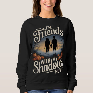 Sweatshirt Tee Patch Citrouille Amis de Mes Ombres