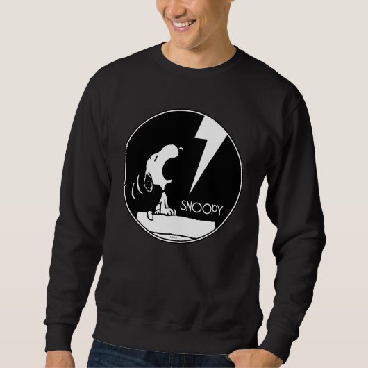 Sweatshirt Tee - shirt | Snoopy Howling (Devant)
