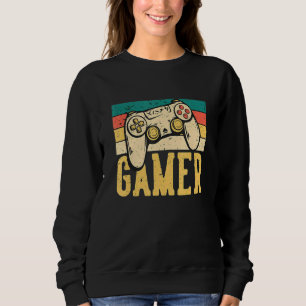 Sweatshirt Tee - shirts Graphiques Pc Contrôleur Gamer vintag