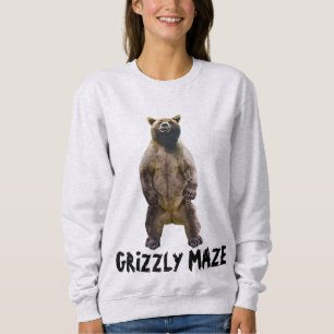 SWEATSHIRT TEE-SHIRTS GRIZZLY MAZE ALASKA GRIZZLY BEAR