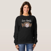 Sweatshirt Teeball Maman Leopard Teeball Maman Fête des Mères (Devant entier)