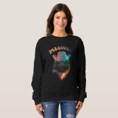 Sweatshirt Teinture galactique Meowdy Texas Cat Meme (Devant entier)