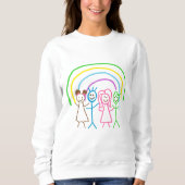 Sweatshirt Télécharger des enfants Dessiner Transformer des e (Devant)