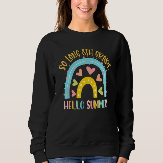 Sweatshirt TELLEMENT LONG 8E CM HELLO ÉTUDIANT ÉTÉ Sch (Devant)