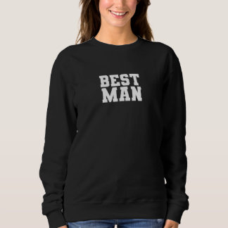 Sweatshirt Témoin de mariage pour hommes Enterrement de vie