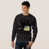 Sweatshirt Tempête Chaser Tornado Photo Météorologue (Devant entier)