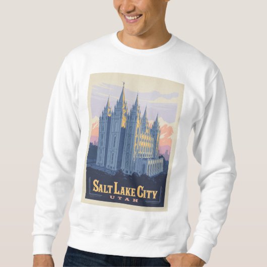 Sweatshirt Temple de Salt Lake | Salt Lake City, Utah (Devant)