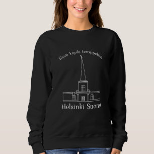 Sweatshirt Temple Helsinki Finlande J'Aime Voir Mon Temple F