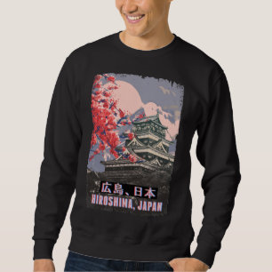 Sweatshirt Temple japonais Hiroshima Anime Cherry Blossom
