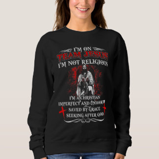 Sweatshirt Templier Du Chevalier -Im Sur L'Équipe Jésus Un Gu