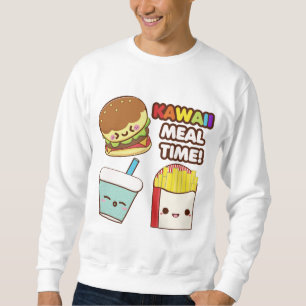 Sweatshirt Temps de repas de Kawaii