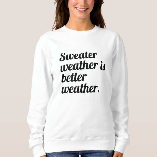 Sweatshirt Temps du pull (Devant)