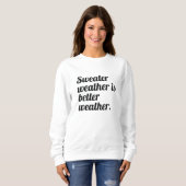 Sweatshirt Temps du pull (Devant entier)