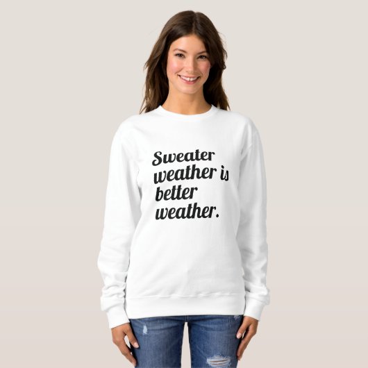 Sweatshirt Temps du pull (Devant entier)
