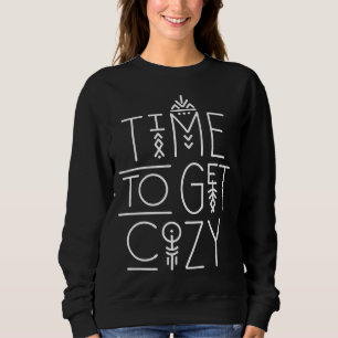 Sweatshirt Temps moderne pour obtenir un design confortable