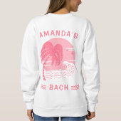 Sweatshirt Tendance San Diego Beach Bachelorette Party Crewne (Dos)