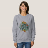 Sweatshirt Tendance Très Décente Très Réfléchie Décente & Réf (Devant entier)