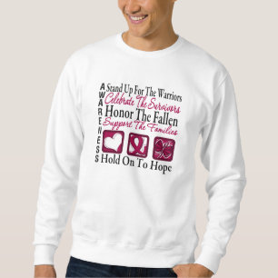 Sweatshirt Tenez-vous célèbrent le myélome multiple de
