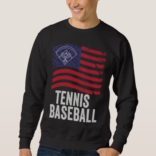 Sweatshirt Tennis Baseball Fun Game for All Ages Perfect Outd (Devant)