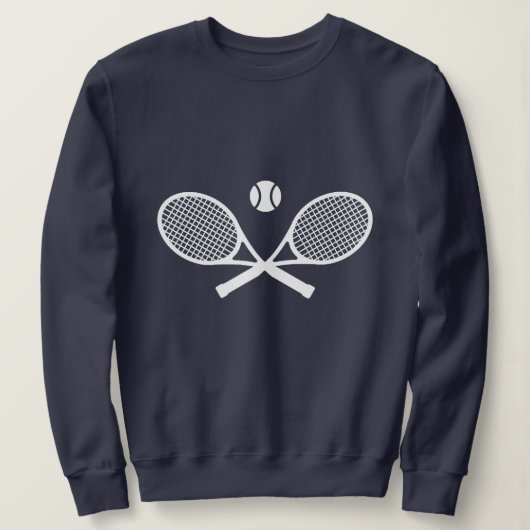 Sweatshirt Tennis blanc (Design devant)