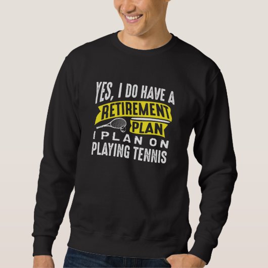 Sweatshirt Tennis de retraite (Devant)