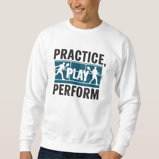 Sweatshirt Tennis - Practice play perform (Devant)