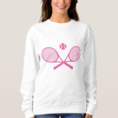 Sweatshirt Tennis rose (Devant)