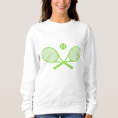 Sweatshirt Tennis vert (Devant)