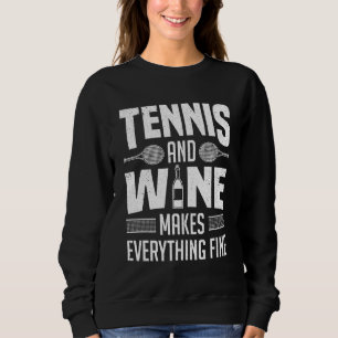 Sweatshirt Tennis & Vin Fait Tout Pour Boire Fin Tenni
