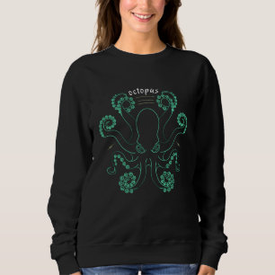 Sweatshirt Tentacules de céphalopode de poulpe