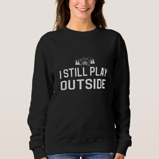 Sweatshirt Tente de feu de camp de camping (Devant)