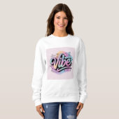 Sweatshirt Tenue blanche tendance (Devant entier)
