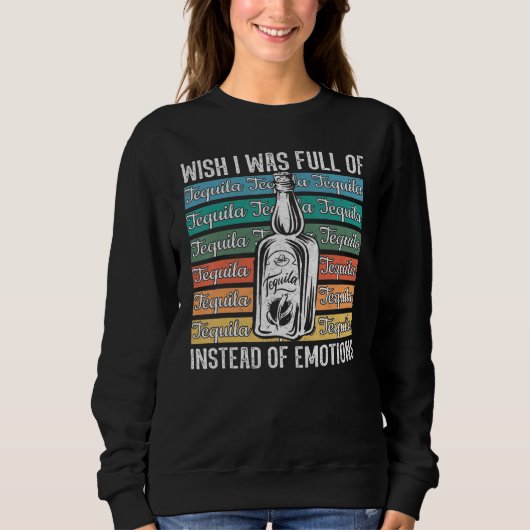 Sweatshirt Tequila tequila citron sel buvant jeu de mots tequ (Devant)