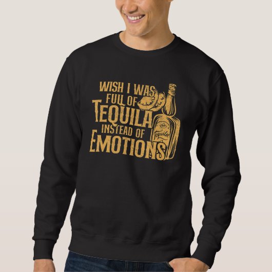 Sweatshirt Tequila tequila citron sel pun de boisson tequila (Devant)