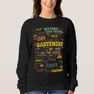 Sweatshirt Terminologie des barmans Termes couramment utilisé